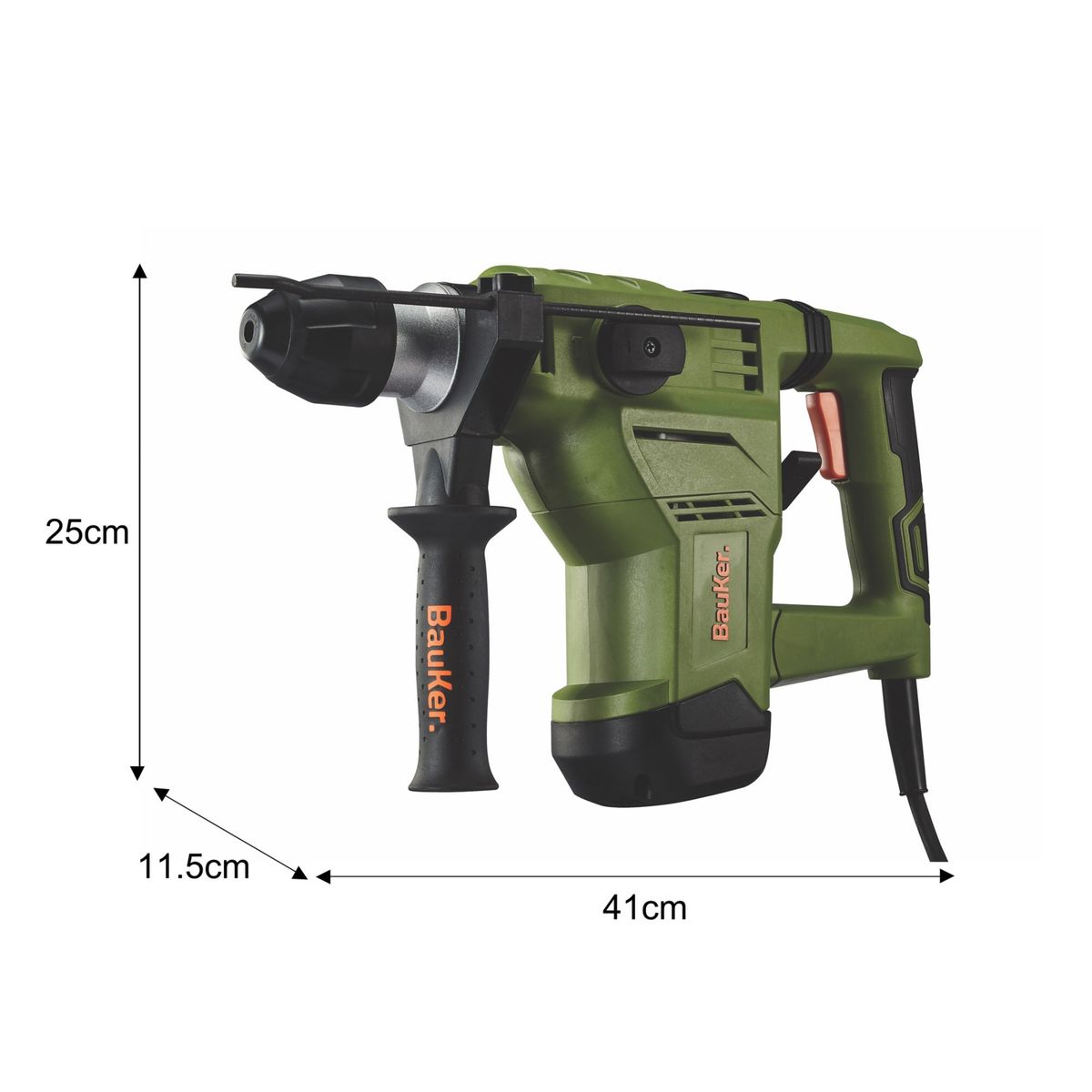 Martelete ERH1500WD 1500W 220V Bauker, marca Bauker - Foto 2