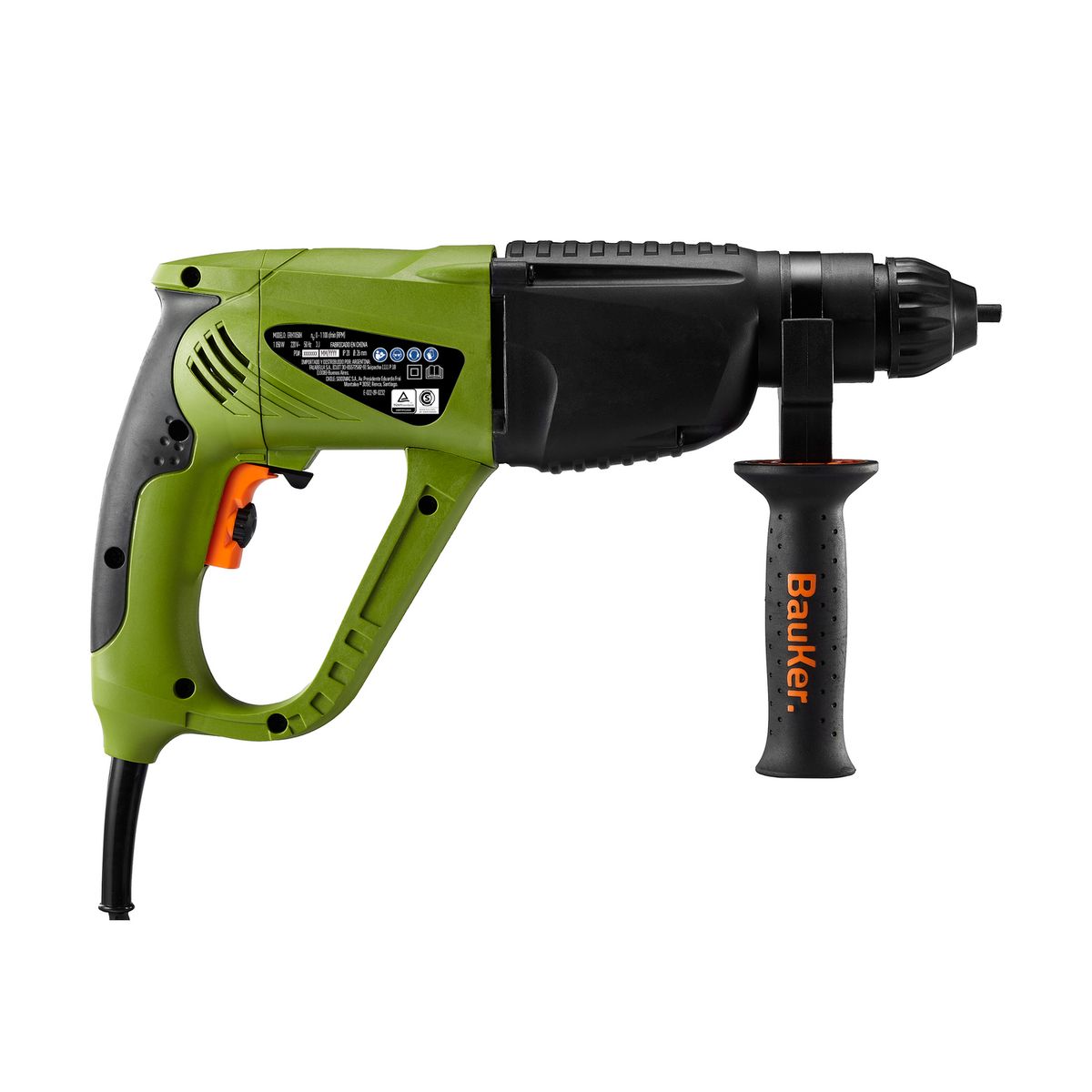 Martelete ERH1050HD 1050W 220V Bauker, marca Bauker - Foto 2