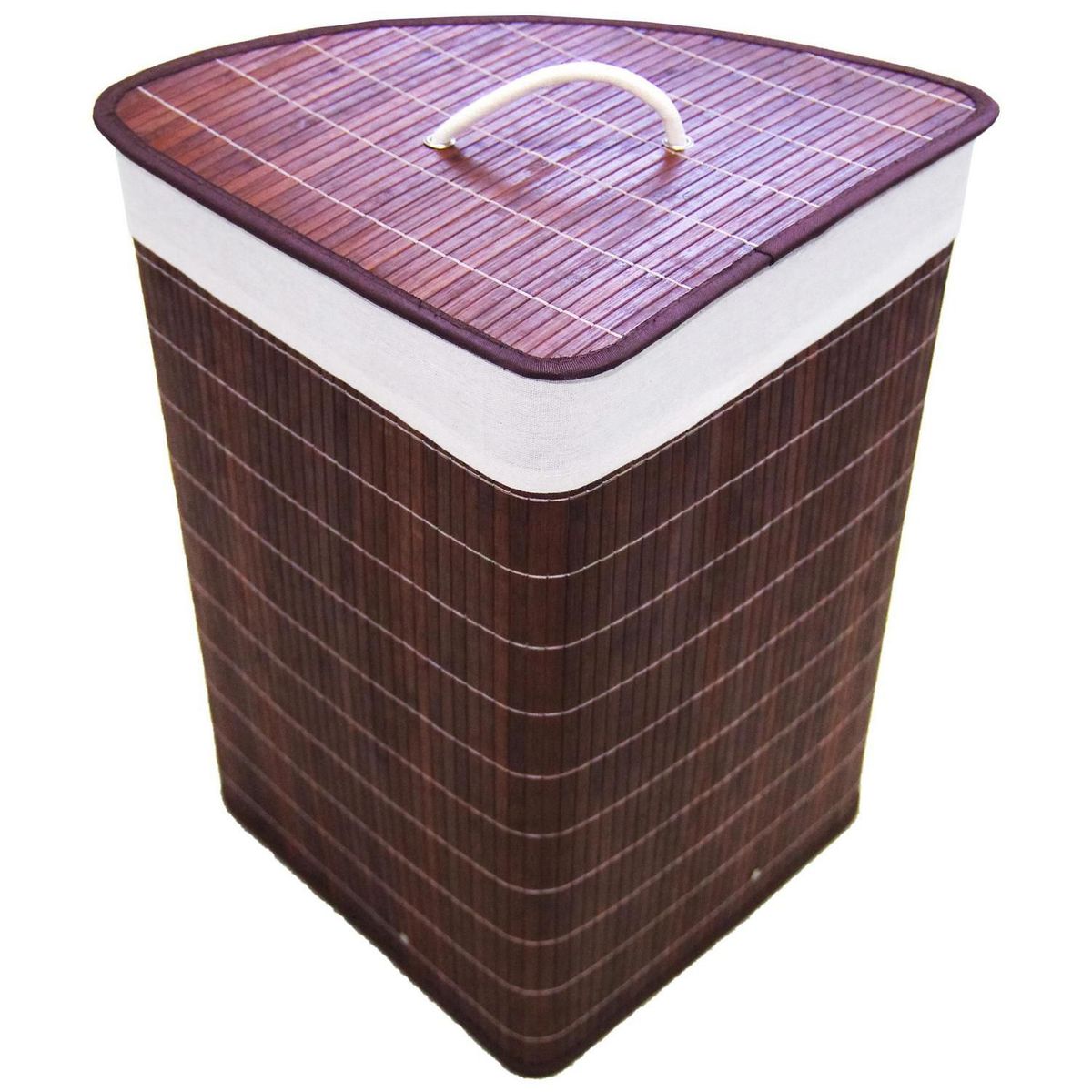 Cesto de Roupa Bambu, marca Just Home Collection - Foto Principal