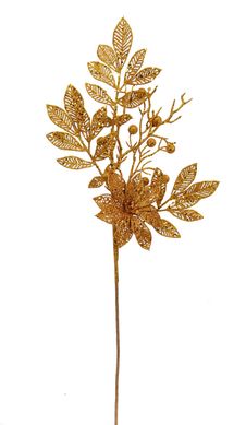 Ramo de Flor 70cm Cobre e Dourado Dear Santa