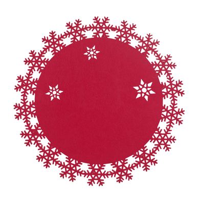 Jogo Americano de Natal Vermelho