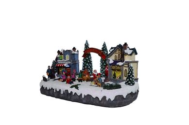 Enfeite de Natal Vila Musical Led Dear Santa
