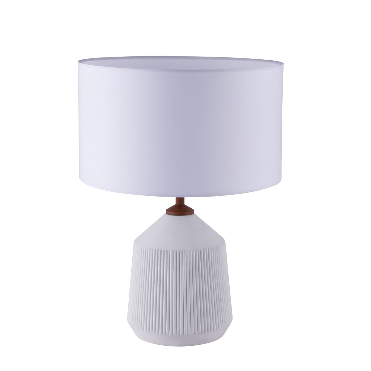 Luminária de Mesa Mesa Suef E27 Branco Just Home Collection, marca Just Home Collection - Foto Principal