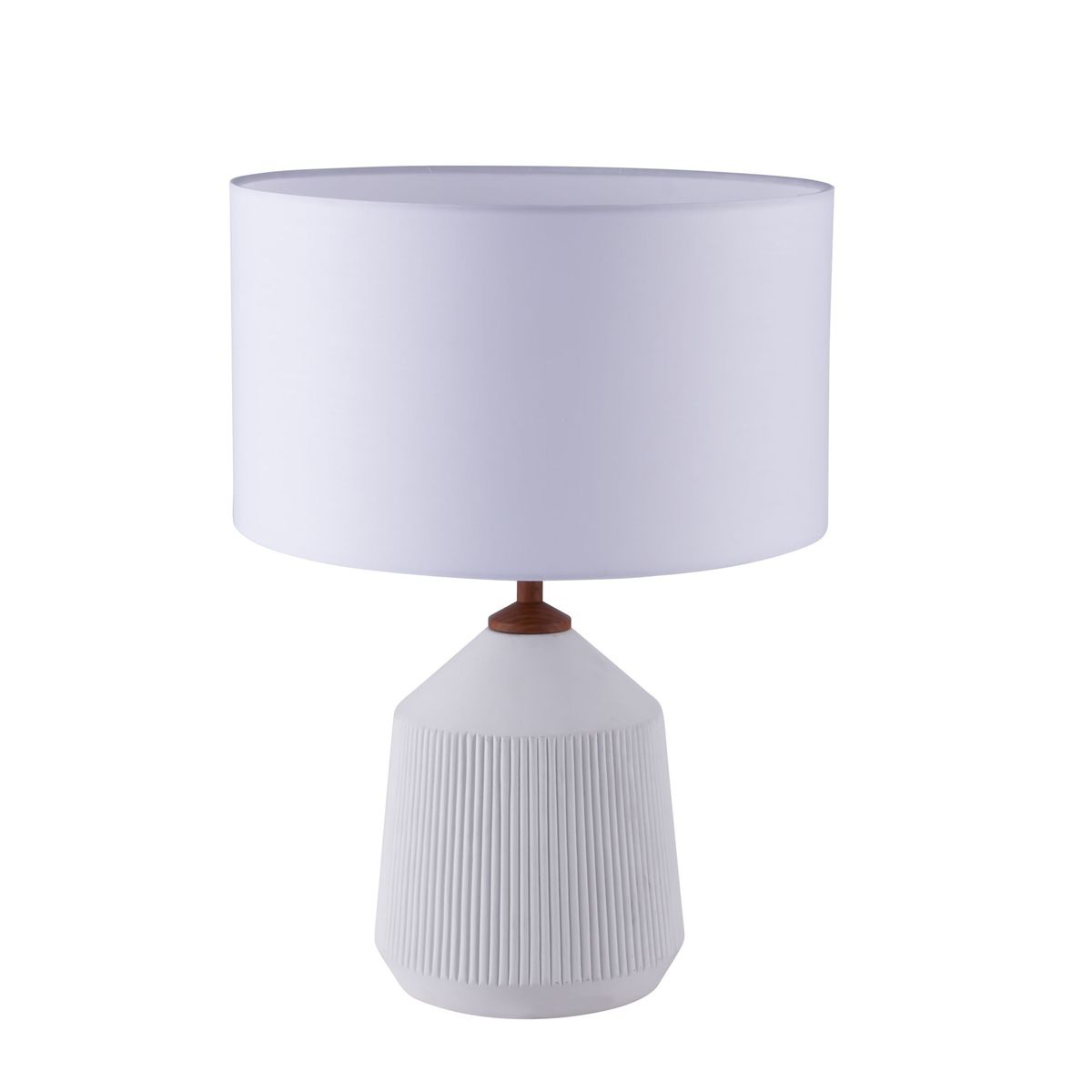Luminária de Mesa Mesa Suef E27 Branco Just Home Collection, marca Just Home Collection - Foto Principal
