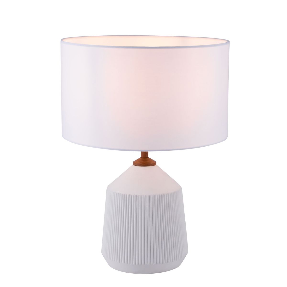 Luminária de Mesa Mesa Suef E27 Branco Just Home Collection, marca Just Home Collection - Foto 2