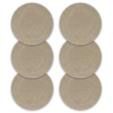 Kit com 6 Sousplat Natural