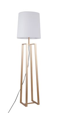 Luminria de Piso Laghu E27 Branco e Dourado Just Home Collection