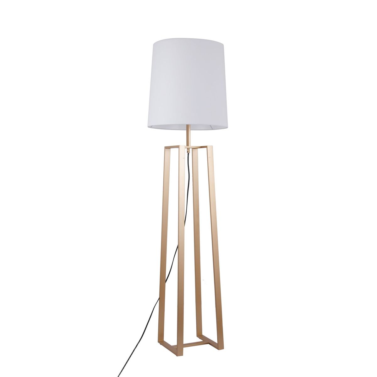 Luminária de Piso Laghu E27 Branco e Dourado Just Home Collection, marca Just Home Collection - Foto Principal