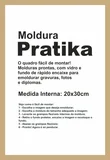 Moldura Pratika Remember 20x30cm Cerejeira
