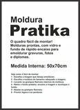 Moldura Pratika Remember 50x70cm Preto