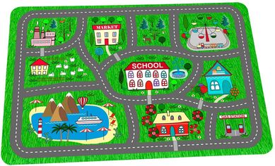 Tapete Infantil Cidade 90x140cm