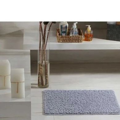 Tapete de Banheiro Algodo High 45x60cm Cinza