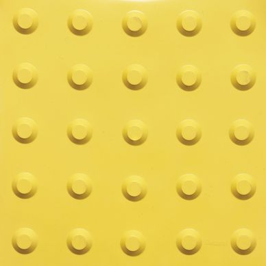 Piso Tatil Alerta Amarelo 25cmx25cm 1M2/16 Peas