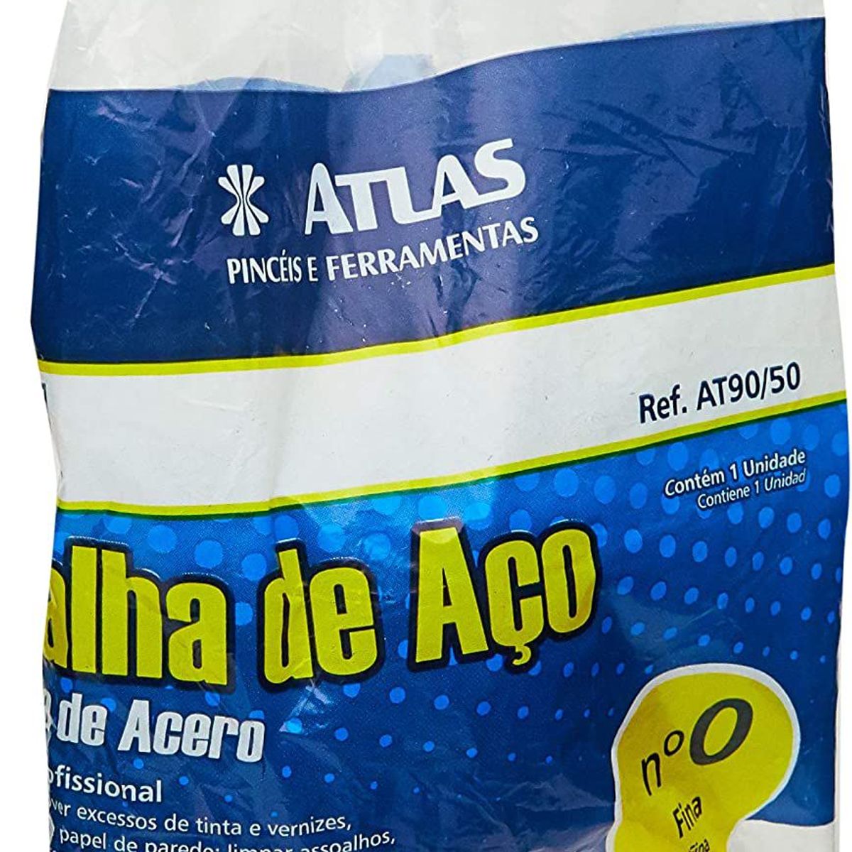 Pincéis Atlas AT90/50 Palha de Aço N0, marca Atlas - Foto Principal