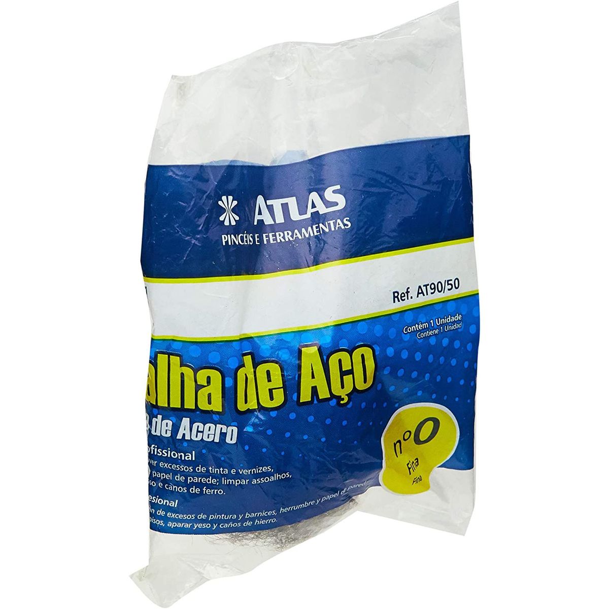 Pincéis Atlas AT90/50 Palha de Aço N0, marca Atlas - Foto Principal