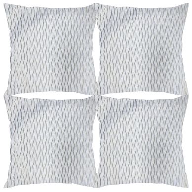 Combo com 4 Almofadas Dunas 43x43cm Branco
