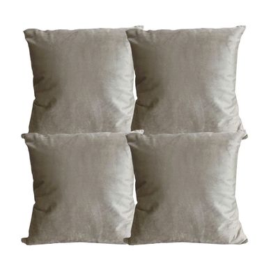 Combo com 4 Almofadas Veludo 43x43cm Fendi