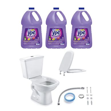 Kit 1 Comp Mariana + 3 Desinfetantes Bak Ype 5LT
