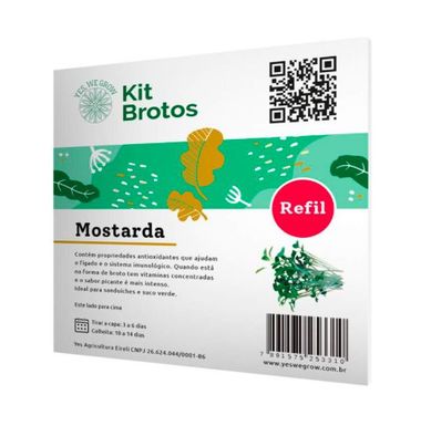 Refil Kit Brotos Mostarda Yeswegrow
