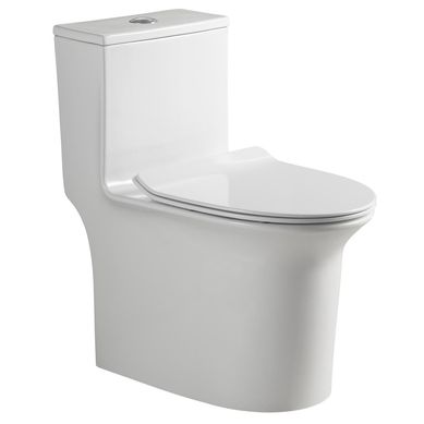 Kit Bilbao Bacia com Caixa Monobloco 3 e 6 Litros Branco Sensi Dacqua