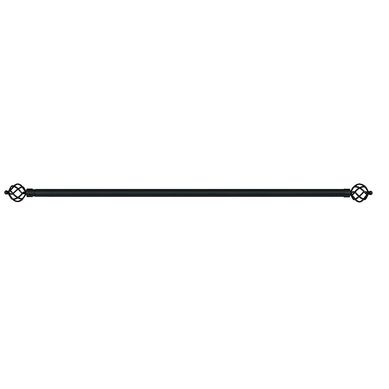 Kit de Varo Extensvel Coroa 120 a 210cm 28mm Preto