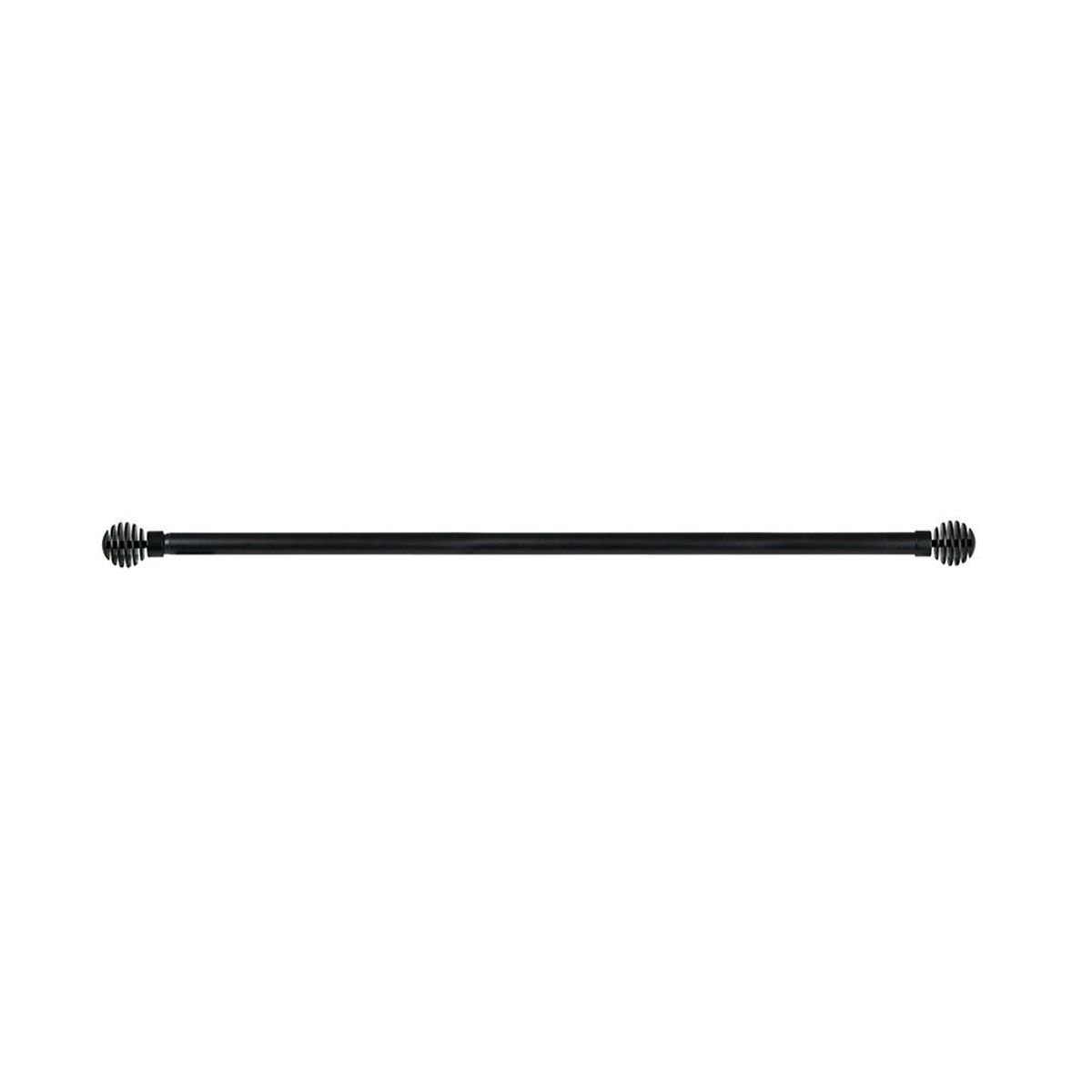 Kit de Varão Extensível Esfera 160 a 300cm 28mm Preto, marca Evolux - Foto Principal