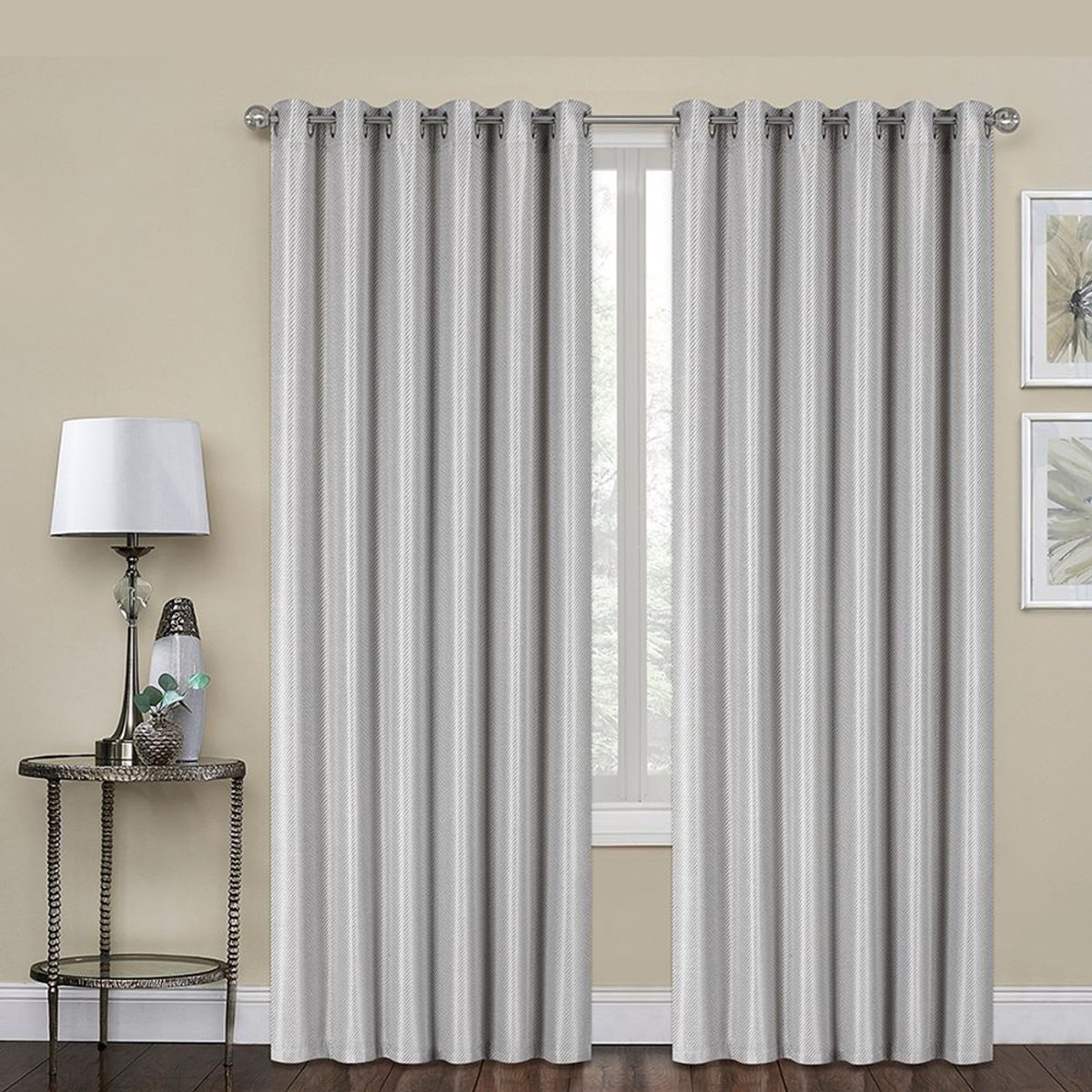 Cortina Rodes Blakcout 340x230 cm Bege, marca Evolux - Foto Principal