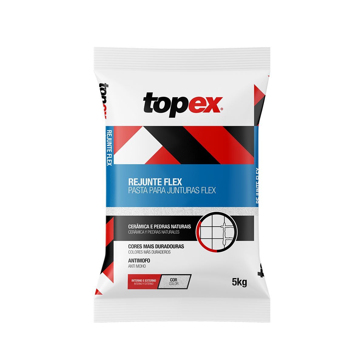 Rejunte Flexível Creme 5Kg Topex Topex, marca Topex - Foto Principal