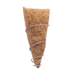 Vaso Pendente Fibra de Coco Parede Médio 26x17x30cm Coquim