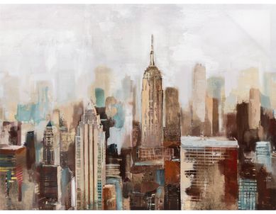 Quadro Canvas City Gold 60x80 cm Homy