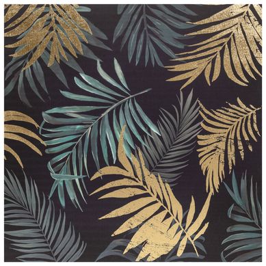Quadro Canvas Folhas 60x60 cm Homy
