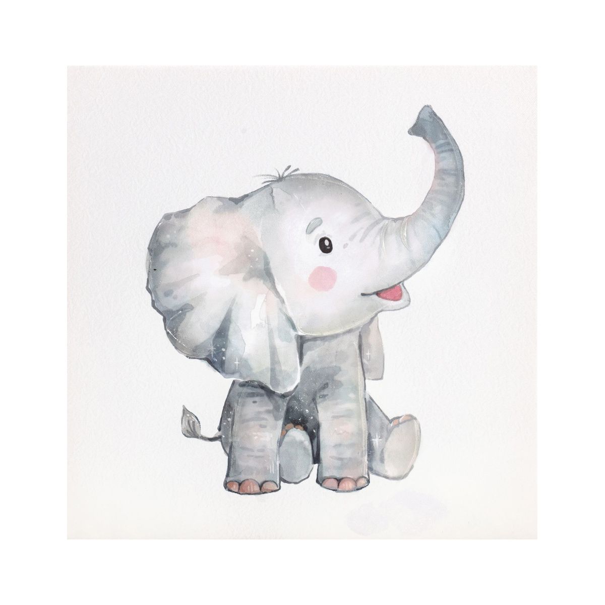 Quadro Canvas Elefante 30x30 cm Homy, marca Homy - Foto Principal