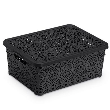 Caixa Mandala Preta 8,8 Litros