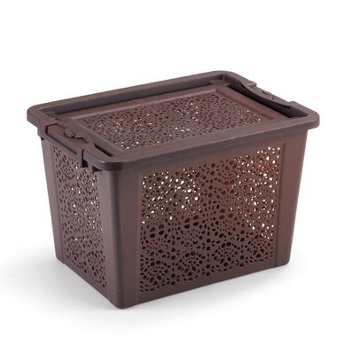 Caixa Mandala Marrom 8,5 Litros