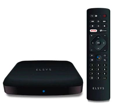 Receptor de TV Via Internet Streaming Box 4K ETRI02 Elsys