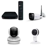Kit Receptor TV Via Internet Streaming Box Elsys + 3 Cameras Wi-Fi Ex com Intel Video Full HD