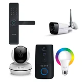 Kit Camera de Segurança Wi-Fi+Fechadura Wi-Fi+Video Porteiro Wi-Fi+Lâmpada Wi-Fi