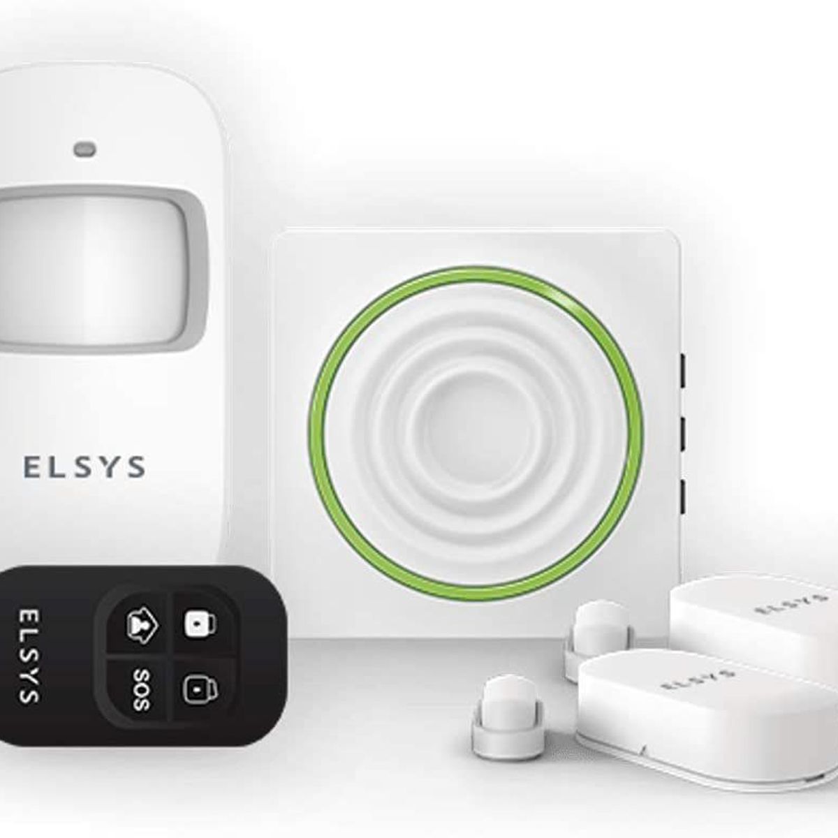 Kit de Alarme Wi-Fi com Sensores sem Fio ESA-KW1080 Elsys, marca Elsys - Foto 2
