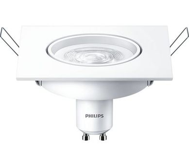 Led SpotKit GU10 Quadrado 5W 2700K 350LM 100-240V