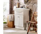 Gabinete para Banheiro com Cuba Sanremo 87cm Branco Sensi