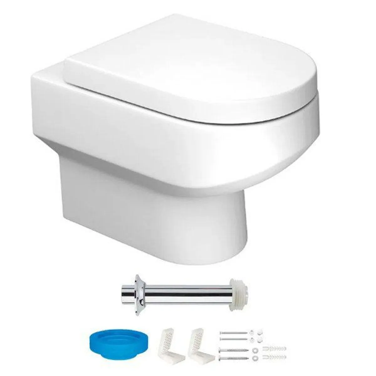 Kit Completo de Bacia Convencional Carrara Branco Deca, marca Deca - Foto Principal