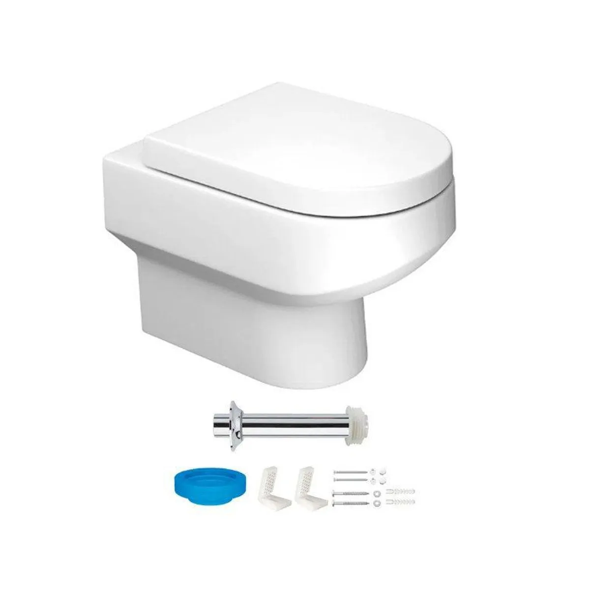 Kit Completo de Bacia Convencional Carrara Branco Deca, marca Deca - Foto Principal