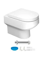 Kit Completo de Bacia Convencional Carrara Branco Deca