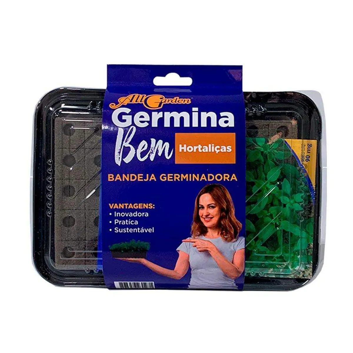 Kit Germina Bem Hortaliças, marca All Garden - Foto Principal