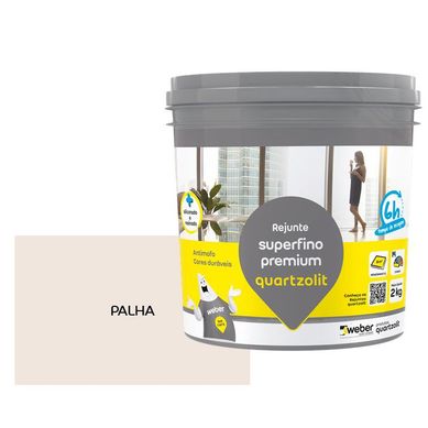 Rejunte Superfino Premium Palha Pt 2Kg Quartzolit