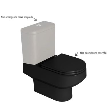 Bacia para Caixa Carrara Ebano Fosco Deca