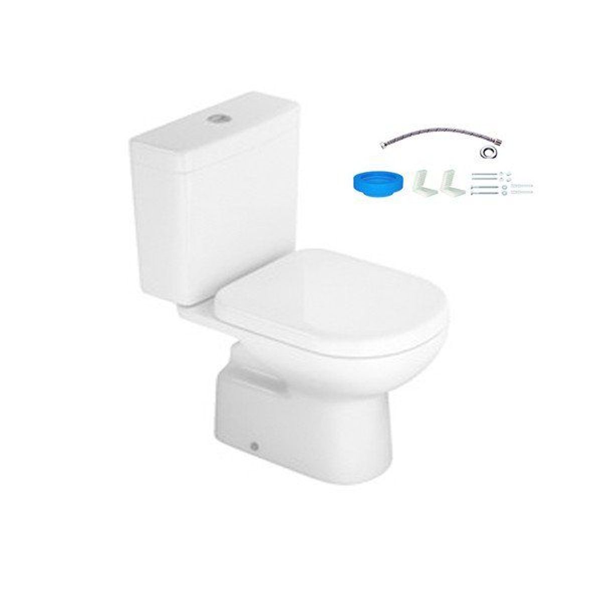 Kit Completo de Bacia com Caixa Acoplada Vogue Plus Branco Deca, marca Deca - Foto Principal