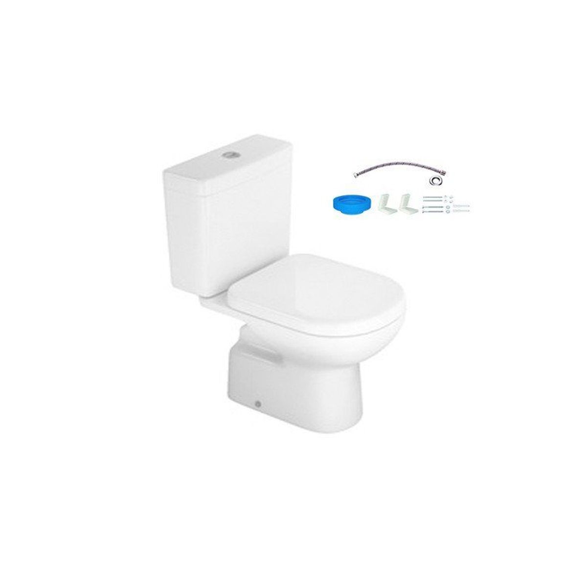 Kit Completo de Bacia com Caixa Acoplada Vogue Plus Branco Deca, marca Deca - Foto Principal