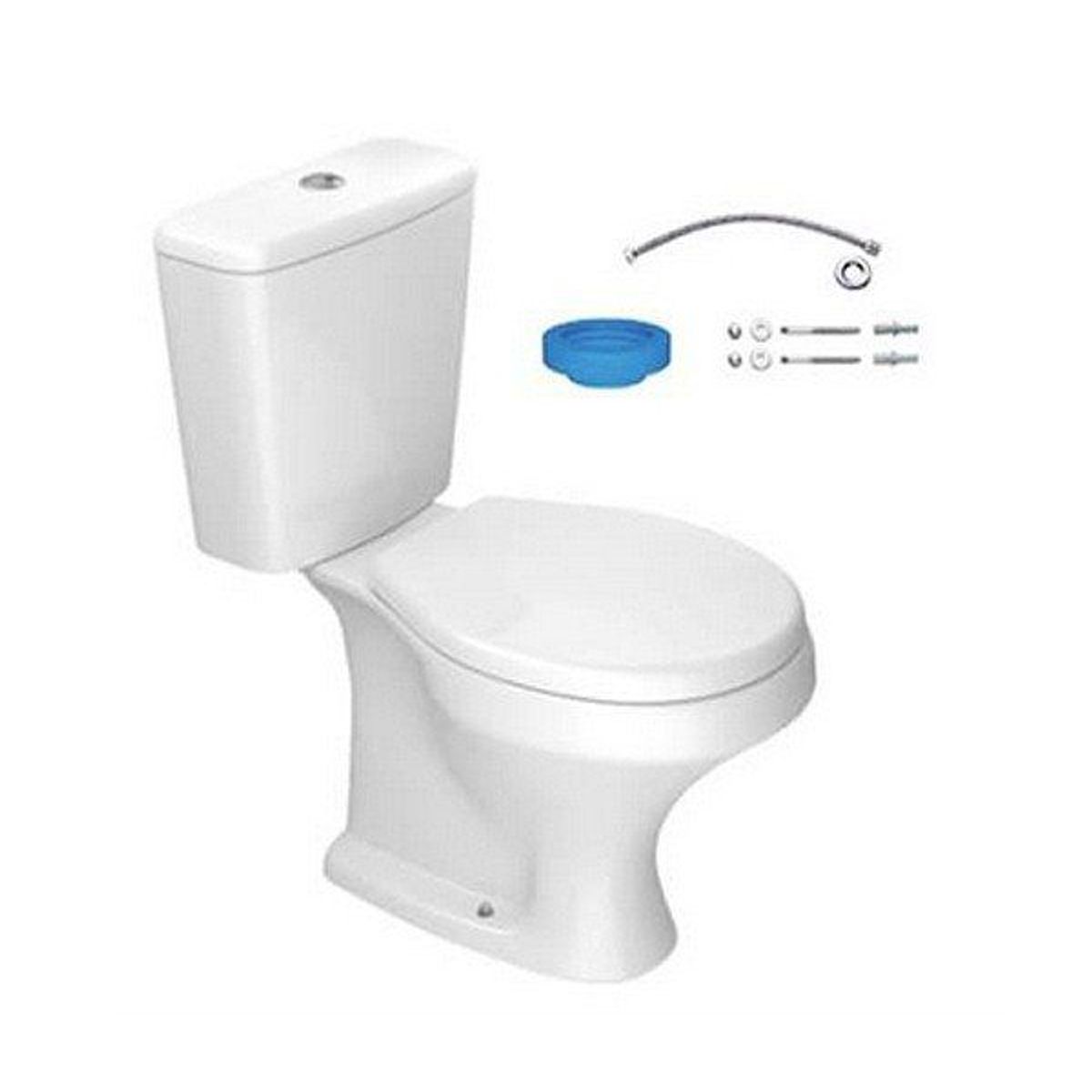 Kit Completo de Bacia com Caixa Acoplada Ravena Branco Deca, marca Deca - Foto Principal