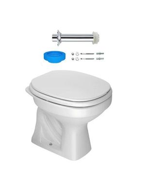 Kit Completo de Bacia Convencional Aspen Branco Deca